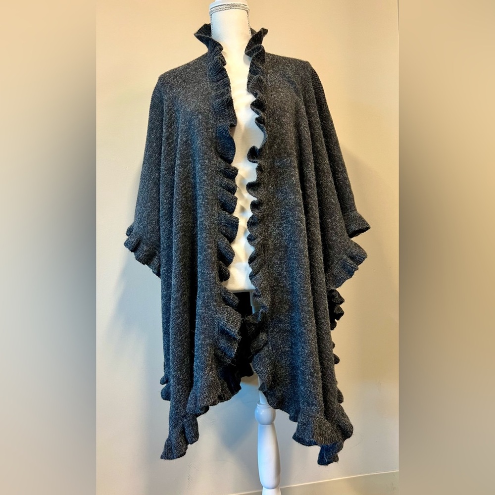 Brand new angora sweater cape